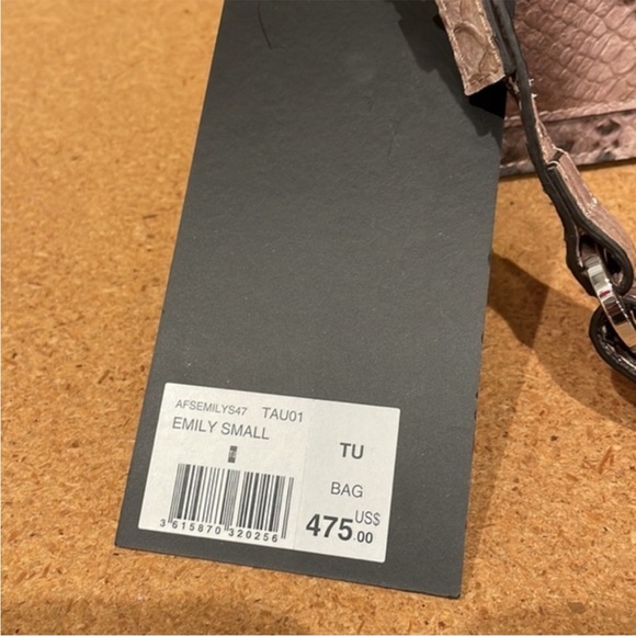 The Kooples Emily Small Python Leather Bag - Picture 8 of 9